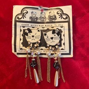 Cat earrings posted